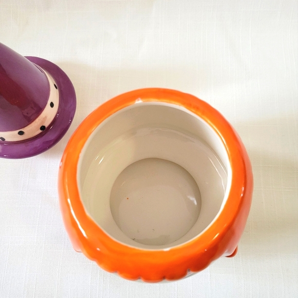 Johanna Parker Witch Candy Dish *New Vintage Inspired Halloween Canister - Picture 6 of 14